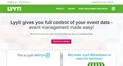 Desktop Screenshot of lyyti.com